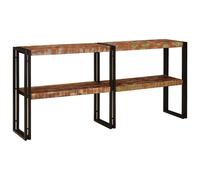 vidaXL Console Table Multicolour 160 x 33 x 75 cm Solid Reclaim Wood