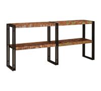 vidaXL Console Table Multicolour 160 x 33 x 75 cm Solid reclaimed wood