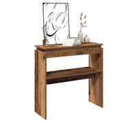 vidaXL Console Table Old Wood 102x30x80 cm Engineered Wood
