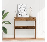 vidaXL Console Table Old Wood 80x30x80 cm Engineered Wood