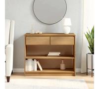 vidaXL Console Table Hallway Coffee Table Side End Table Oak Solid Wood Pine