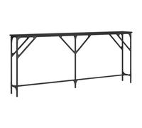vidaXL Console Table Side End Table Hallway Sofa Table Black Engineered Wood
