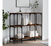 (smoked oak) vidaXL Console Table Side End Table Hallway Stand Sofa Table Engineered Wood