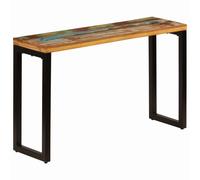 vidaXL Console Table Solid Reclaimed Wood and Steel Home Dressing Desk Stand