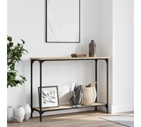 vidaXL Console Table Sonoma Oak 101x30.5x75 cm Engineered Wood