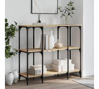 vidaXL Console Table Sonoma Oak 102x35x90 cm Engineered Wood