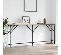 vidaXL Console Table Sonoma Oak 180x23x75 cm Engineered Wood