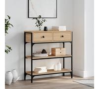 (sonoma oak, 72.5 x 25 x 75 cm) vidaXL Console Table Side End Table Hallway Stand Sofa Table Engineered Wood