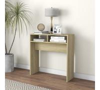 vidaXL Console Table Sonoma Oak 78x30x80 cm Engineered Wood