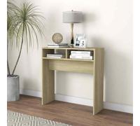 Vidaxl Console Table Sonoma Oak 78X30X80 Cm Engineered Wood