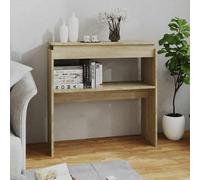 Vidaxl Console Table Sonoma Oak 80X30X80 Cm Engineered Wood