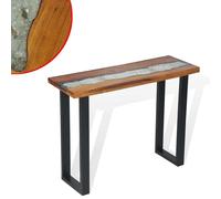 vidaXL Teak Console Table 100x35x75cm Side End Living Room Hallway Furniture