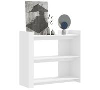 (white) vidaXL Console Table Tea End Table Accent Side Table White Engineered Wood