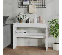 vidaXL Console Table White 102x30x80 cm Engineered Wood