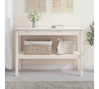 Solid Wood Pine Console Table Multi Colours 110x40x75 cm/80x40x75 cm vidaXL