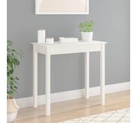 (White, 80 x 40 x 75 cm (L x W x H)) vidaXL Solid Wood Pine Console Table Multi Colours 110x40x75 cm/80x40x75 cm