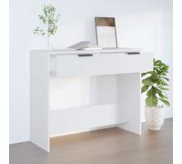 Vidaxl Console Table White 90X36X75 Cm Engineered Wood Console Tables