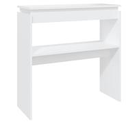 vidaXL Console Table White Engineered Wood Living Room Couch Side Hall Table
