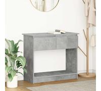vidaXL Console Table with Drawers Concrete Grey 85.5x38.5x74.5 cm