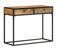 vidaXL Console Table Wooden Console Table Side Table Under Mirror Hall Cabinet