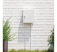 vidaXL Control Cabinet Grey 25 x 13 x 30 cm ABS Plastic