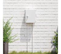 vidaXL Control Cabinet Grey 28 x 13 x 28 cm ABS Plastic