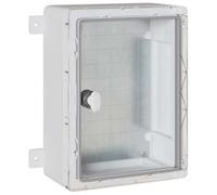 vidaXL Control Cabinet Grey 32 x 13 x 33 cm ABS Plastic