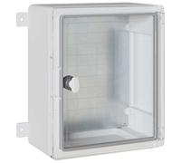 vidaXL Control Cabinet Grey 37 x 16.5 x 35 cm ABS Plastic