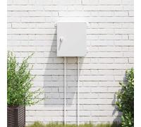 vidaXL Control Cabinet Grey 37 x 16.5 x 35 cm ABS Plastic