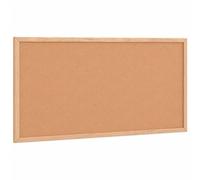 vidaxl Cork Board Notice/pin Board - Solid Pine Wood Frame 60x30 cm - for Home/Office/Classroom - Versatile Installation - memo/Organization