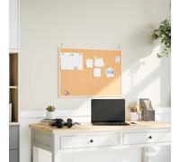 vidaXL Cork Board with Solid Pine Wood Frame 80x55 cm