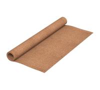 vidaXL Cork Roll - 2 mm Thick 100x200 cm Brown Cork Board Roll, Sound Dampening and Heat-Insulating Cork Panel, Easy to Clean Floor and Wall Insulation