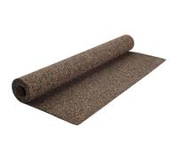 vidaXL Cork Roll Brown 200 x 100 cm Cork and Rubber, Flexible Cork Roll, Modern Rectangular Bulletin Board Material, Eco-Friendly Sound Dampening for Home Office, Versatile Use