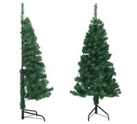 Vidaxl Corner Artificial Christmas Tree Green 150 Cm Pvc