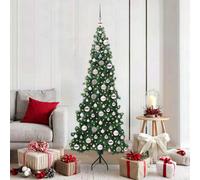 Vidaxl Corner Artificial Christmas Tree Green 180 Cm Pvc And Metal