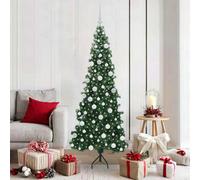 Vidaxl Corner Artificial Christmas Tree Green 180 Cm Pvc And Metal