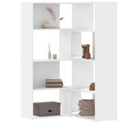 Wardrobe Black Oak Engineered Wood 85x85x140 cm 6 Shelves Minimal Compact XL