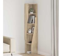 VidaXL Corner Cabinet 27.5x27x140cm Engineered Wood Sonoma Oak