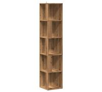 vidaXL Corner Cabinet Artisan Oak 33x33x165 cm Engineered Wood corner shelf