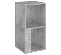 vidaXL Corner Cabinet - Modern Concrete Grey Engineered Wood, Decorative Corner Unit/Side Table, Ideal for Living Room, Bedroom, Office