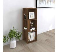 vidaXL Corner Cabinet Brown Oak 33x33x100 cm Engineered Wood UK HOT