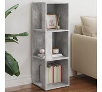 vidaXL Corner Cabinet Concrete Grey 33x33x100 cm Engineered Wood