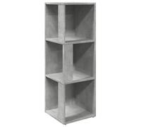 Vidaxl Corner Cabinet Concrete Grey 33X33X100 Cm Engineered Wood