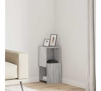 vidaXL Corner Cabinet Grey Sonoma 25.5x25x55cm Engineered Wood
