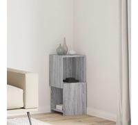 vidaXL Corner Cabinet Grey Sonoma 30.5x30x65cm Engineered Wood