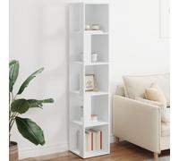 Vidaxl Corner Cabinet White 33X33X164.5 Cm Engineered Wood