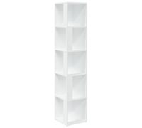 vidaXL Corner Cabinet White 33x33x164.5 cm Engineered Wood UK