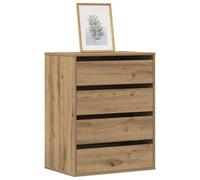 Vidaxl Corner Chest Of Drawers Artisian Oak 60X41X76 Cm Engineered Wood