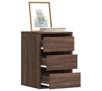 Corner Chest of Drawers Storage Drawer Side Cabinet Engineered Wood vidaXL