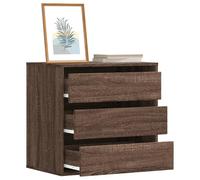 vidaXL Corner Chest of Drawers Brown Oak 60x41x58 cm Engineered Wood